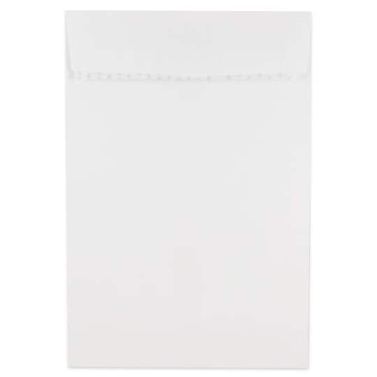 JAM Paper 6" x 9" White Open End Catalog Peel & Seal Closure Envelopes